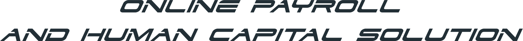 ONLINE PAYROLL AND HUMAN CAPITAL SOLUTION